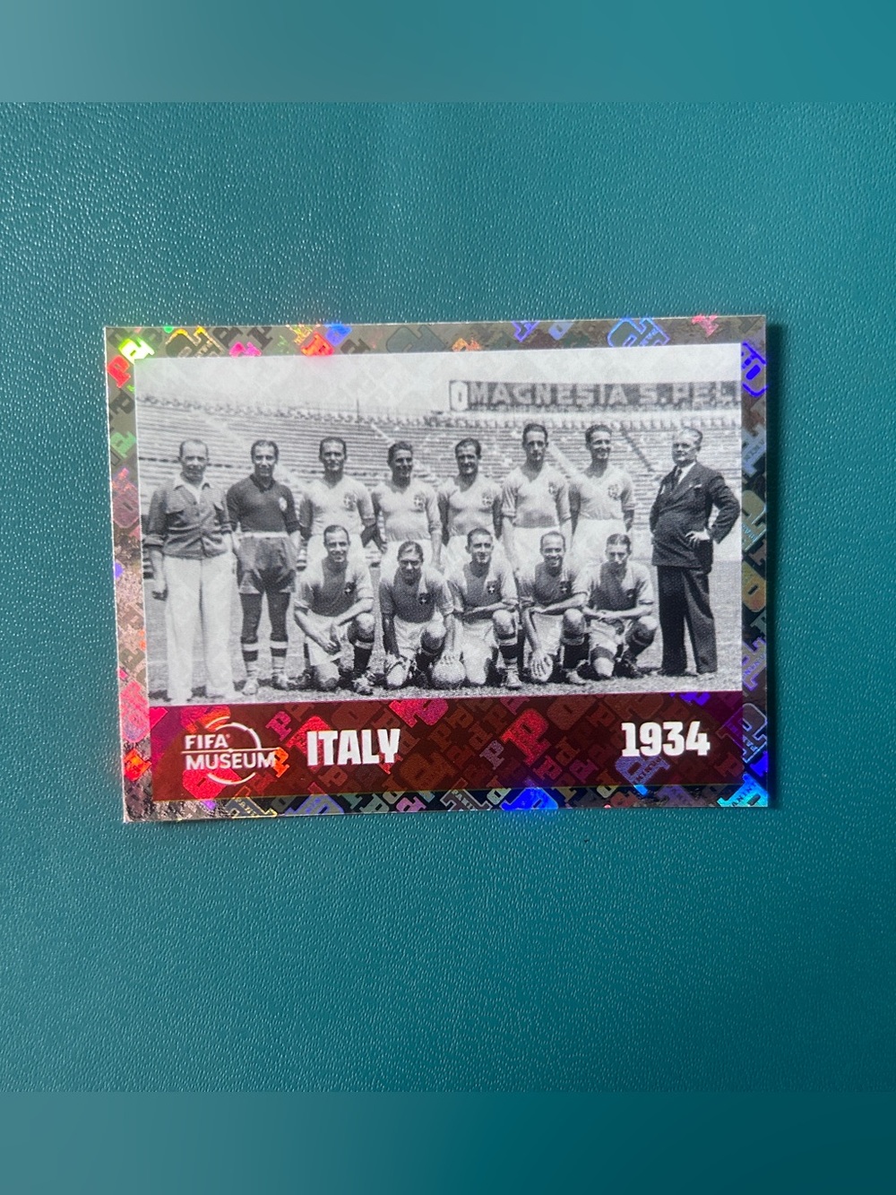 Panini Italy 1934 Collectible Sticker - Holographic FWC 9 Rare FIFA 2026